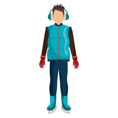 kişinin karakteri ile kış giysileri