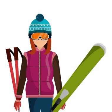 kayakçı avatar ekipman ile