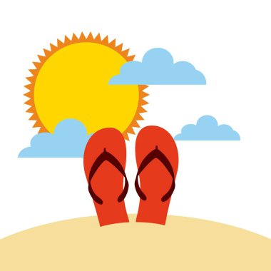 Yaz tatil tasarım