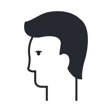 baş insan profili simgesinin