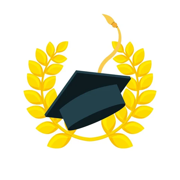 Diseño de graduación académica — Vector de stock