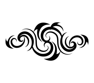 tribal ethnic tatto icon clipart