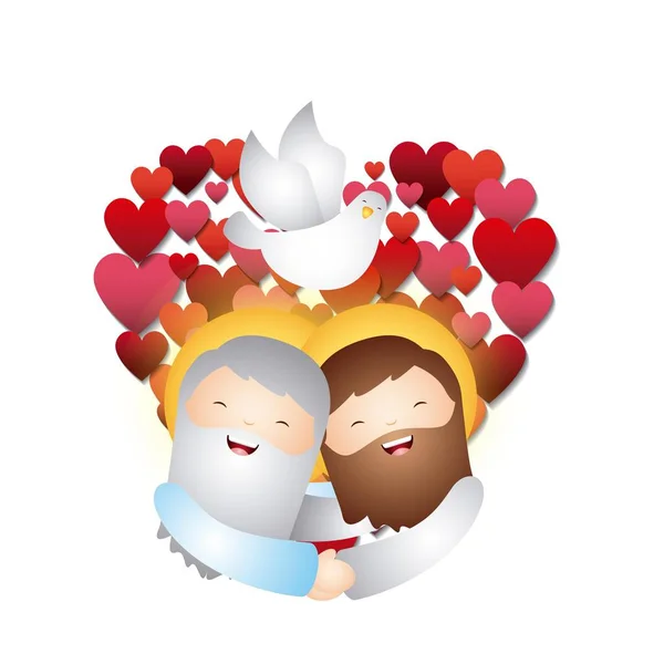 Design d'amour catholique — Image vectorielle