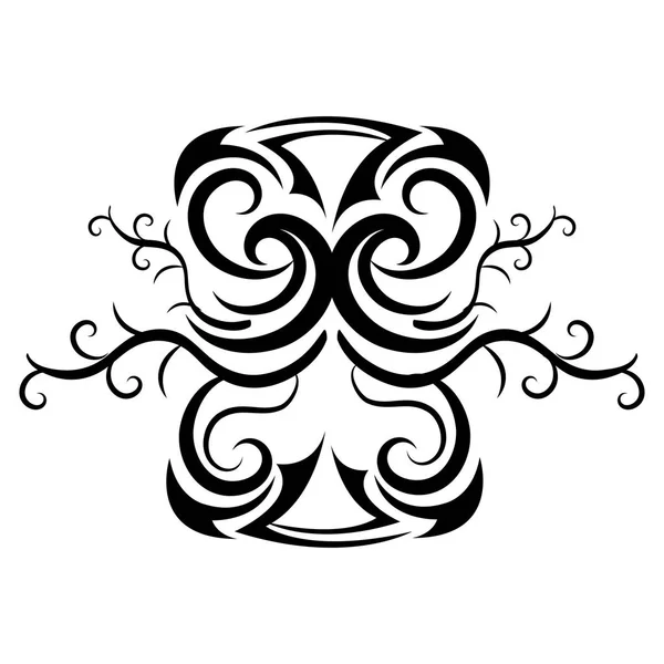 Icono de tatuaje étnico tribal — Vector de stock