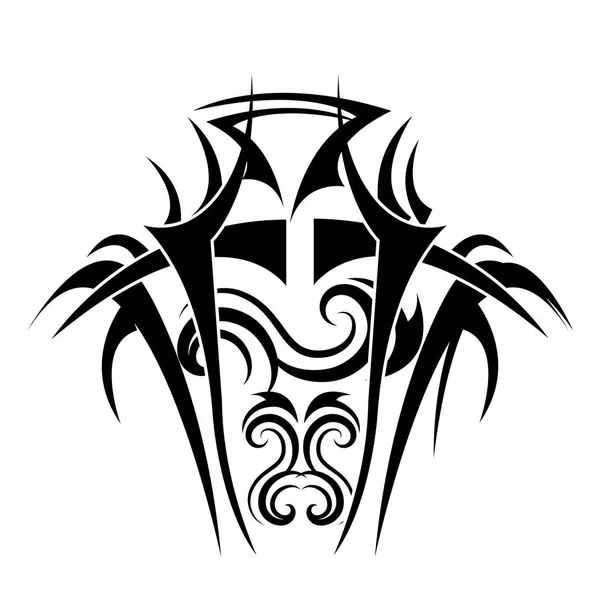 Tribal etnische tatto pictogram — Stockvector