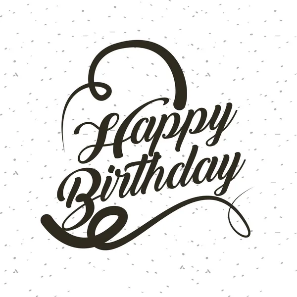 Tarjeta de cumpleaños feliz — Vector de stock