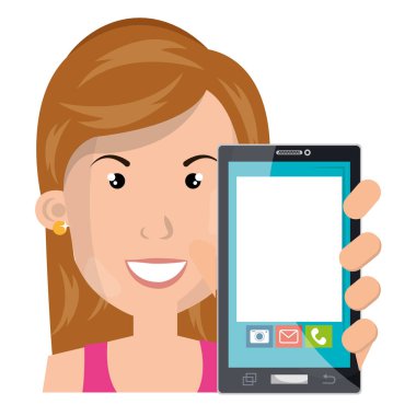 iş kişi ile smartphone