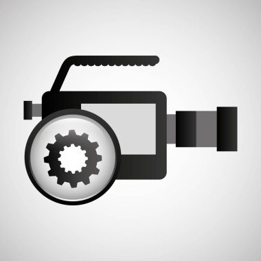 video üretim kavramı dişli düğmesi