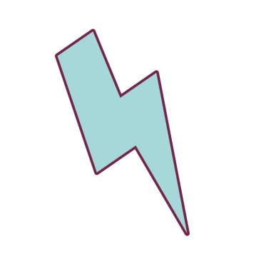 Ray enerji izole simgesi