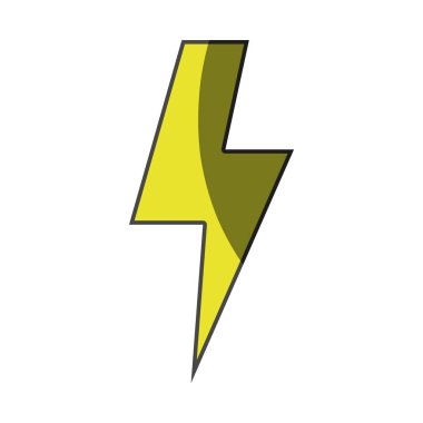 Ray enerji izole simgesi