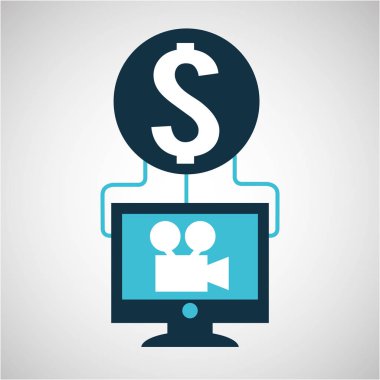 bilgisayar bağlantı film para kavramı