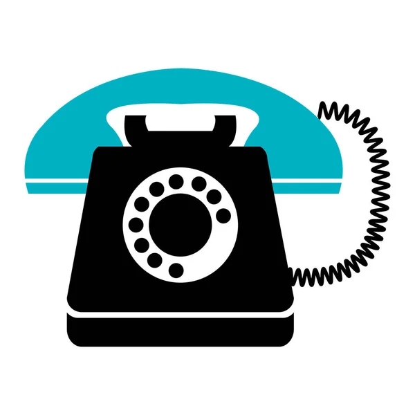 Телефонна служба ізольована іконка — стоковий вектор