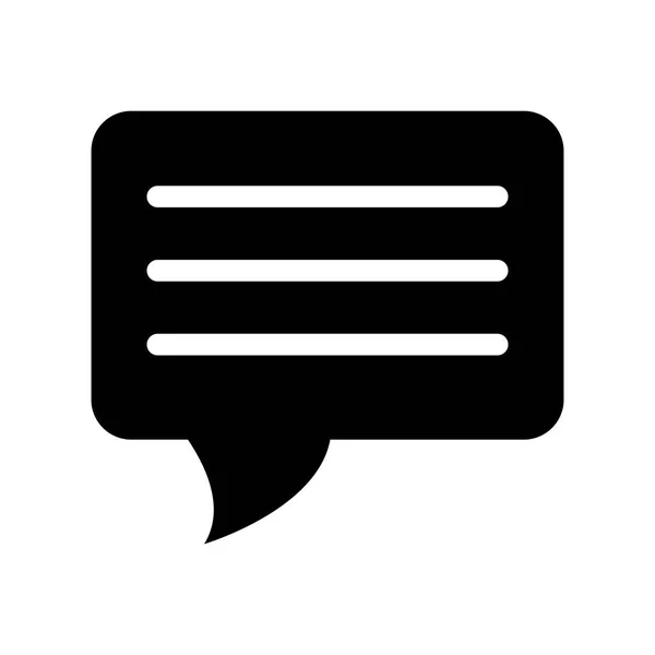 Icona del messaggio di bolla vocale — Vettoriale Stock