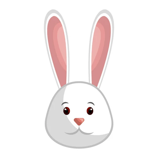 Söt kanin påsk karaktär — Stock vektor