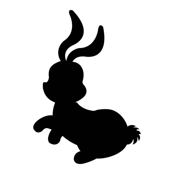 Mignon lapin Pâques caractère — Image vectorielle