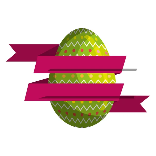 Окраска пасхальных яиц — стоковый вектор