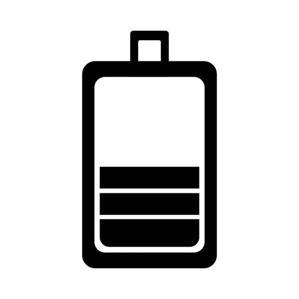 Battery power isolated icon — Stock Vector