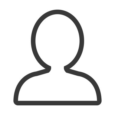 baş insan profili simgesinin