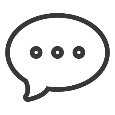 konuşma balonu ileti simgesi