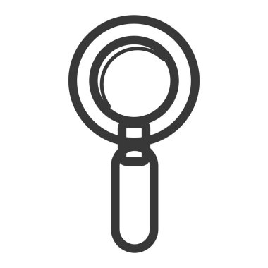 büyüteç izole edilmiş simge ara