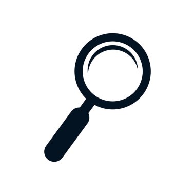 büyüteç izole edilmiş simge ara