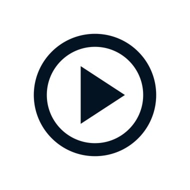 düğme siluet izole simgesi oynamak