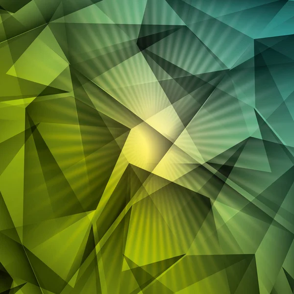 Abstracte groene achtergrond pictogram — Stockvector