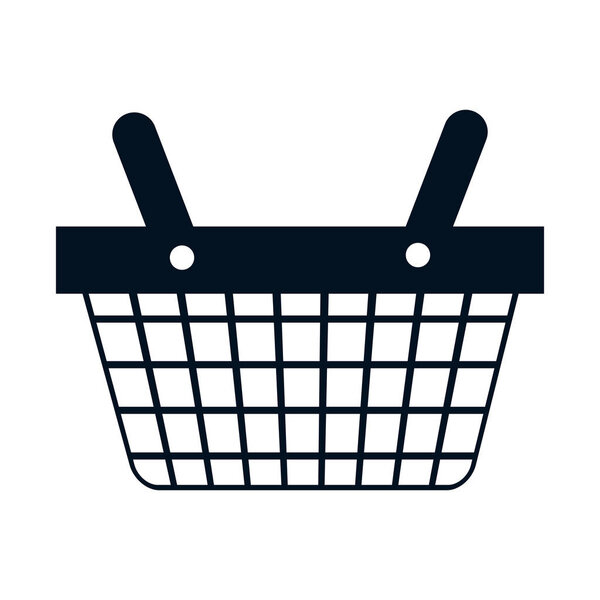 shopping basket commercial icon