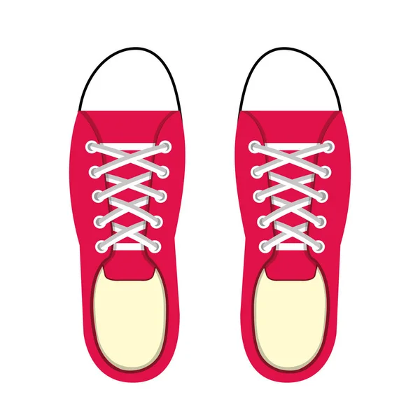 Jeunes chaussures de mode — Image vectorielle