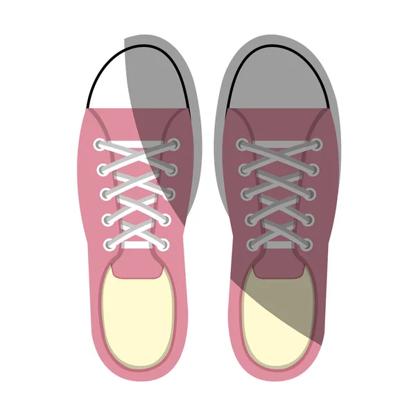 Jongeren mode schoenen — Stockvector