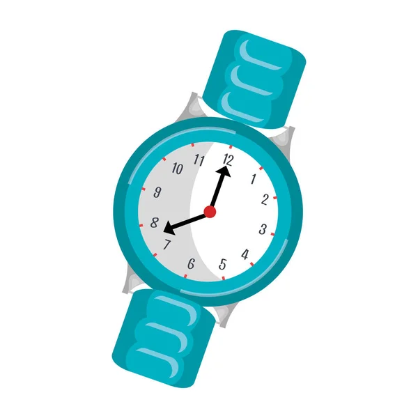 Reloj pulsera icono aislado — Vector de stock