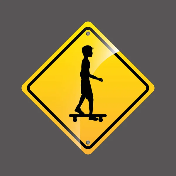 skater person sign sport extreme design