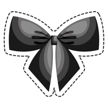 mutlu neşeli Noel yay şerit kartı