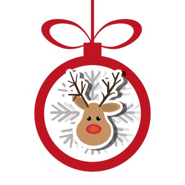 Ren geyiği Noel karakter simgesi