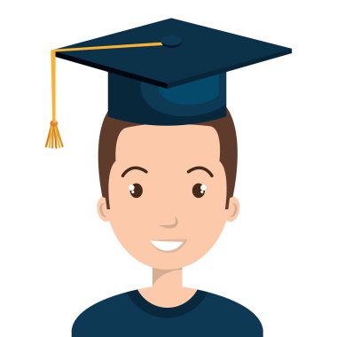 öğrenci mezunu avatar simgesi