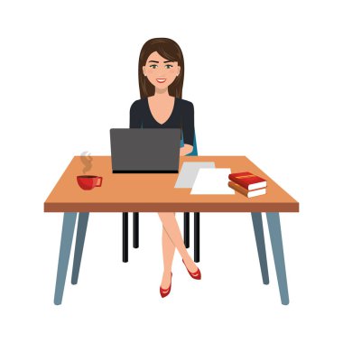 çalışma alanı'nda oturan iş kişi