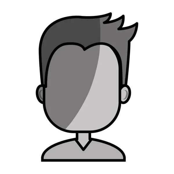 Jeune homme avatar masculin — Image vectorielle