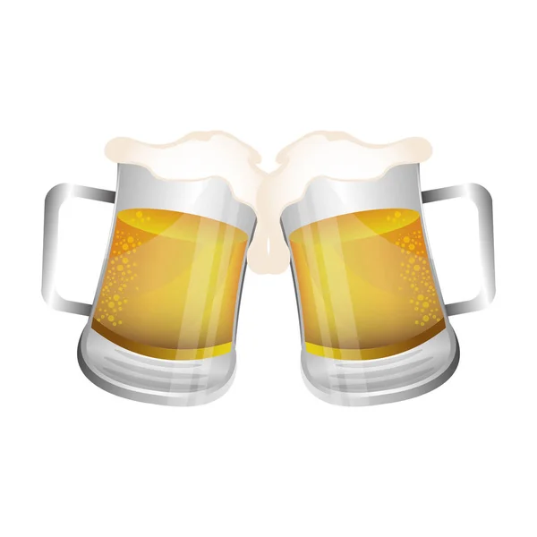 Φρέσκια μπύρα ποτό εικονίδιο — Διανυσματικό Αρχείο