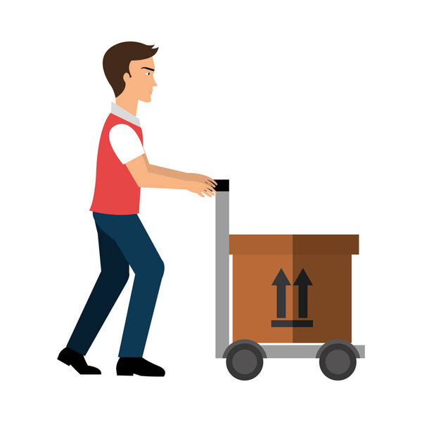 работник службы доставки
