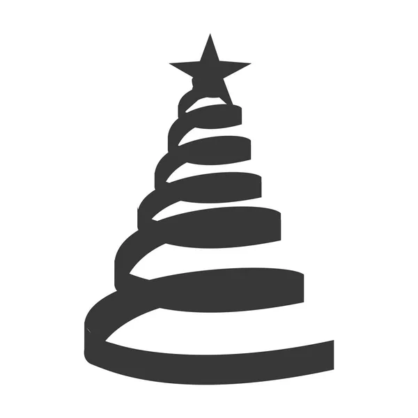 Joyeuse célébration de l'arbre de Noël — Image vectorielle