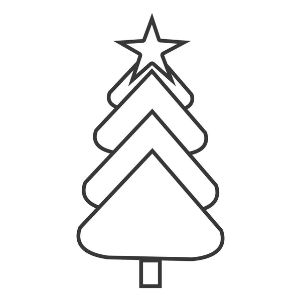 С праздником рождественской елки — стоковый вектор