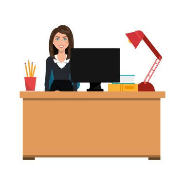 çalışma alanı'nda oturan iş kişi