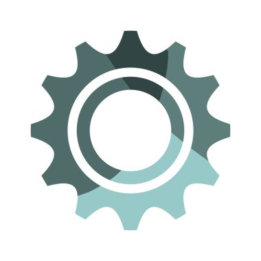 izole simge ayarlama dişli