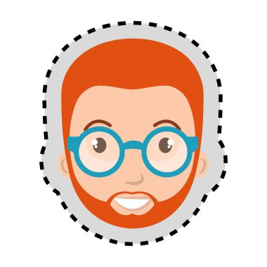 genç adam öğretmen karakter