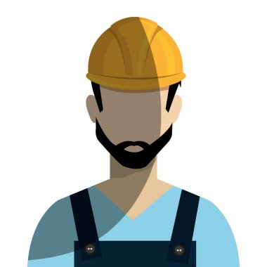 Tamirci karakter çalışma simgesi