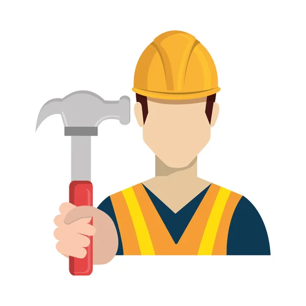 Reparador carácter icono de trabajo — Vector de stock