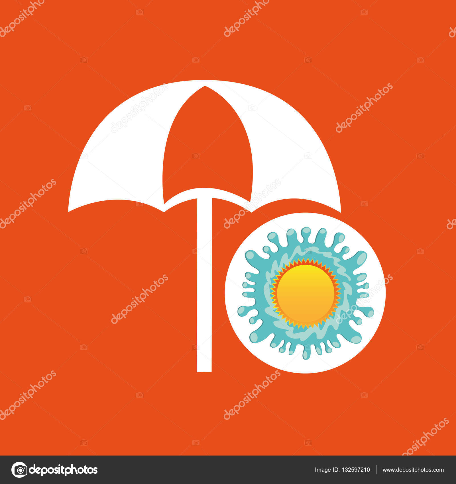 Parasol Vacances D Ete Soleil Eclaboussures Etiquette Image Vectorielle Par Yupiramos C Illustration Parasol Vacances D Ete Soleil Eclaboussures Etiquette Image Vectorielle Par Yupiramos C Illustration
