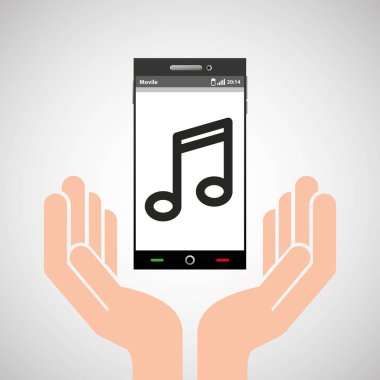 el cep telefonu müzik simgesi