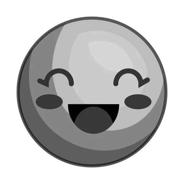 Icono de estilo kawaii emoticono — Vector de stock