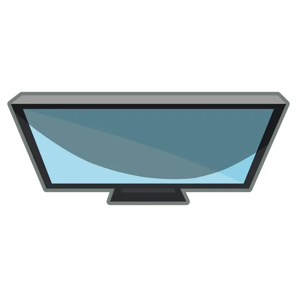 Monitor ícone de computador desktop — Vetor de Stock